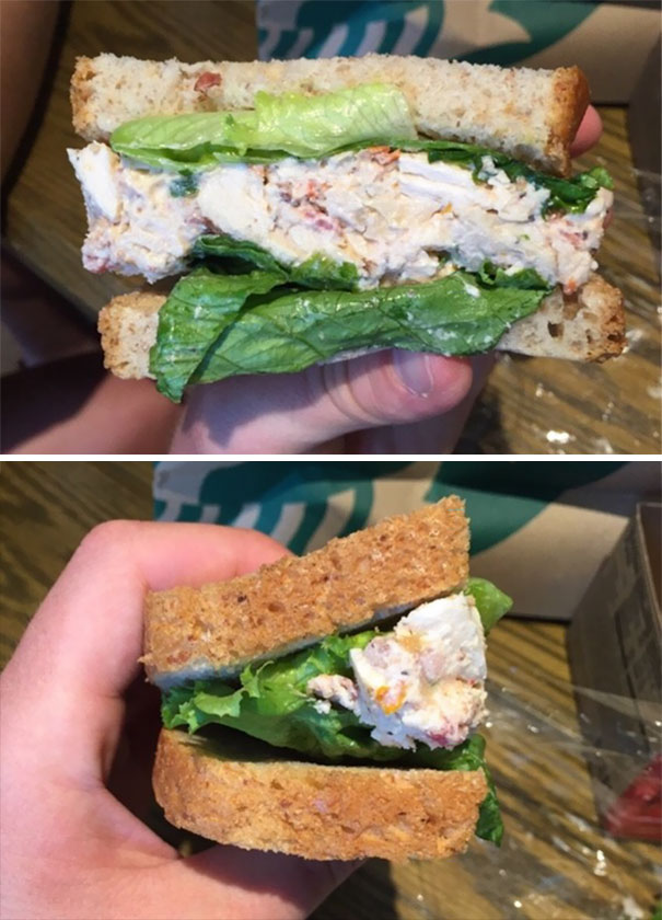 This Starbucks Chicken Salad Sandwich