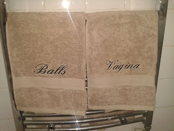 Moving In With My Girlfriend, So Picked Up Some His And Her Towels