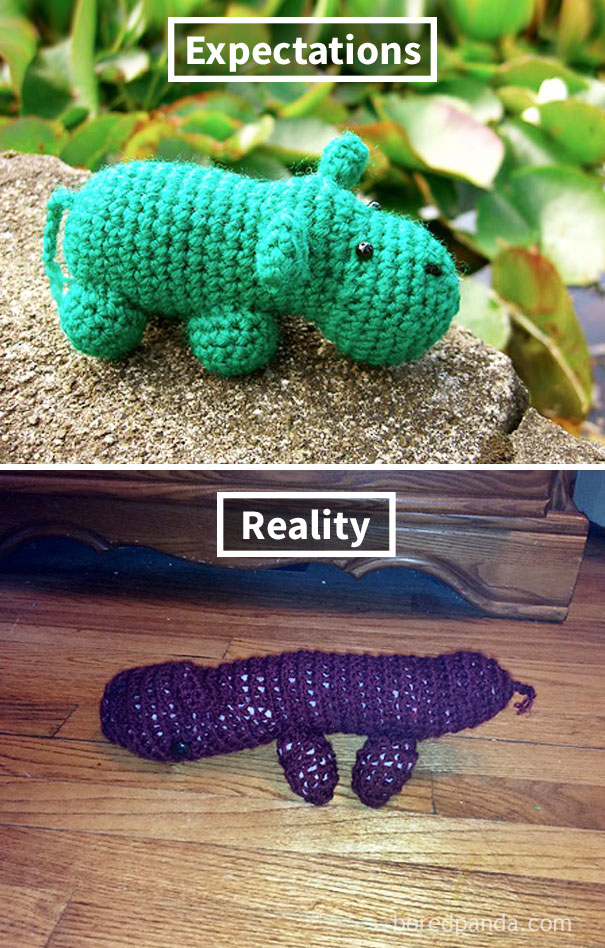 Crochet Hippo Fail