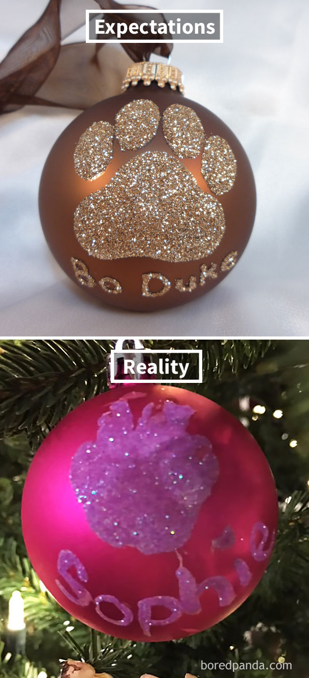 Dog Christmas Decoration Fail