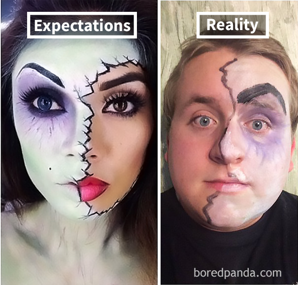 Halloween Makeup Fail