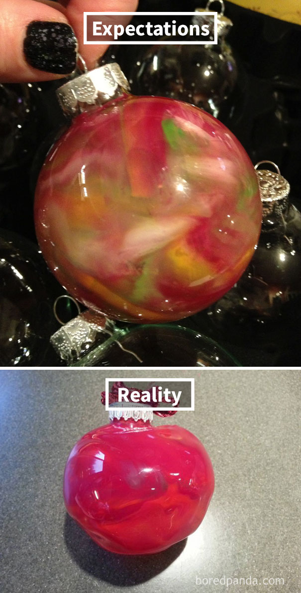 Melted Crayon Ornament