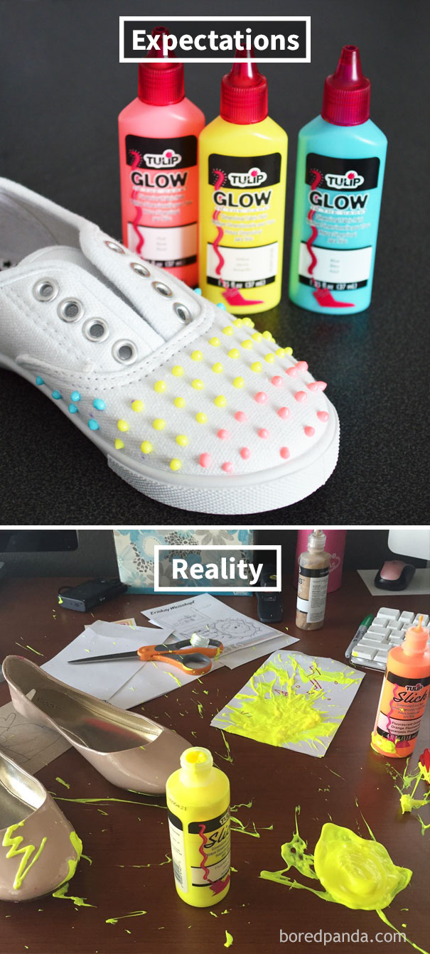 Glow-In-The-Dark Candy Button Shoes