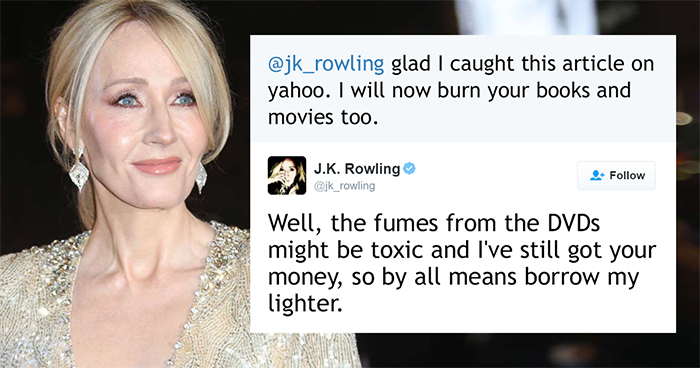 69 Times J. K. Rowling Brutally Destroyed Internet Trolls