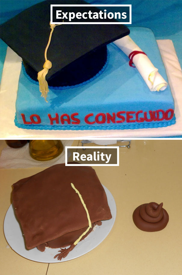 Graduation Cake Went Wrong