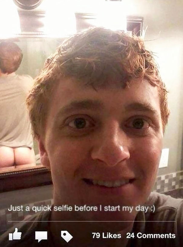 Man taking a selfie 