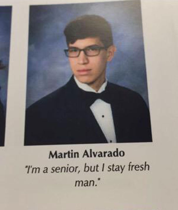 I'm A Senior, But I Stay Fresh Man
