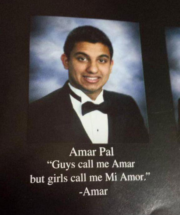 Guys Call Me Amar But Girls Call Me Mi Amor