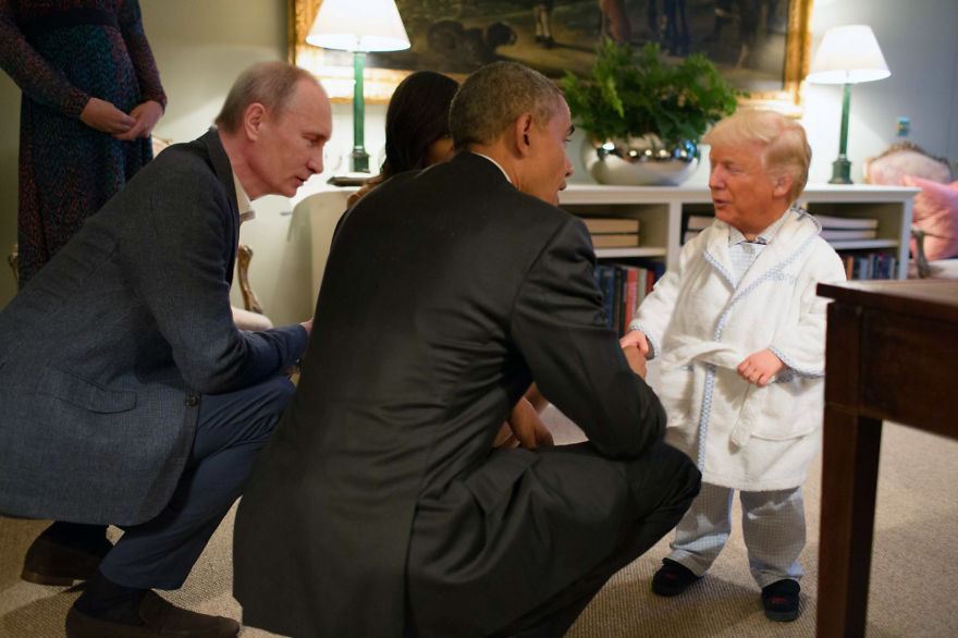 What A Strong Handshake You Have Little Fellow!