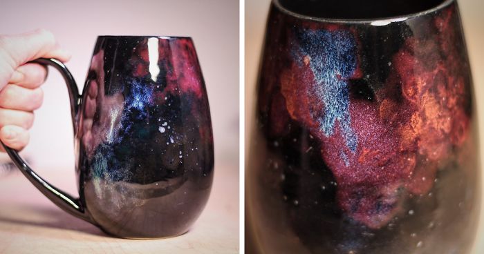 Galaxy-Inspired Ceramics That Let You Drink From The Stars