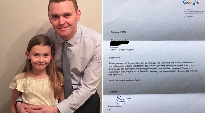 7-Year-Old Girl Applies For A Job At Google, Gets A Priceless Response Letter