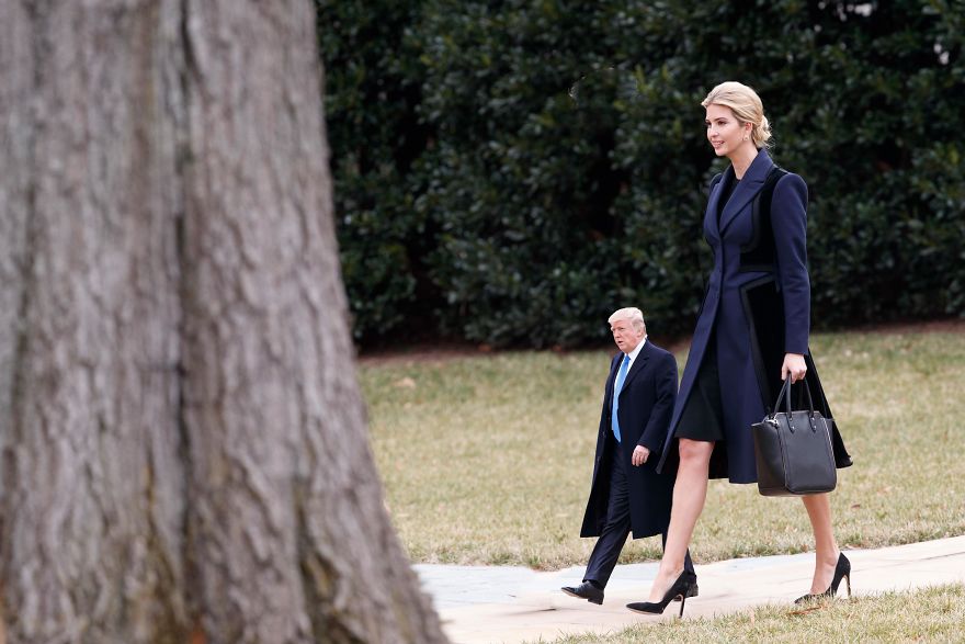 Potus On A Stroll With His Daughter