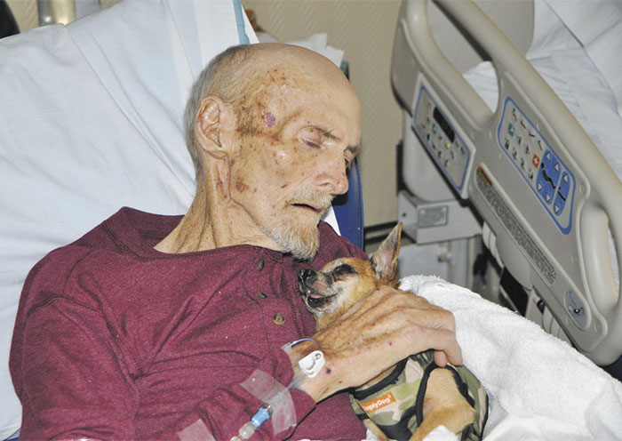 James Wathen Is Reunited With His Dog Bubba One Last Time Before Death