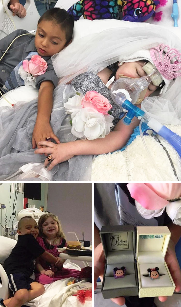 Five-Year-Old Girl Suffering From Cystic Fibrosis Is Granted Her Dying Wish To ‘Marry’ Her Best Friend In Heartbreaking Wedding Ceremony Just Hours Before She Passes