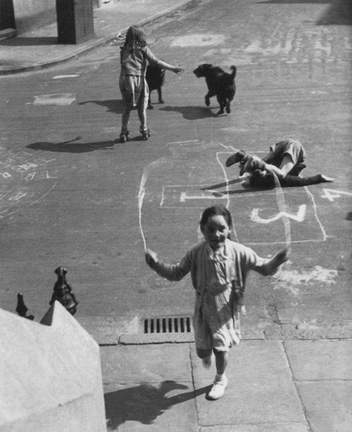 Children Playing In London's Bethnal Green Area, 1949-52