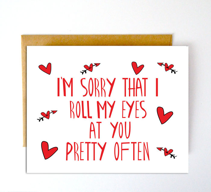 Honest Valentine's Day Card