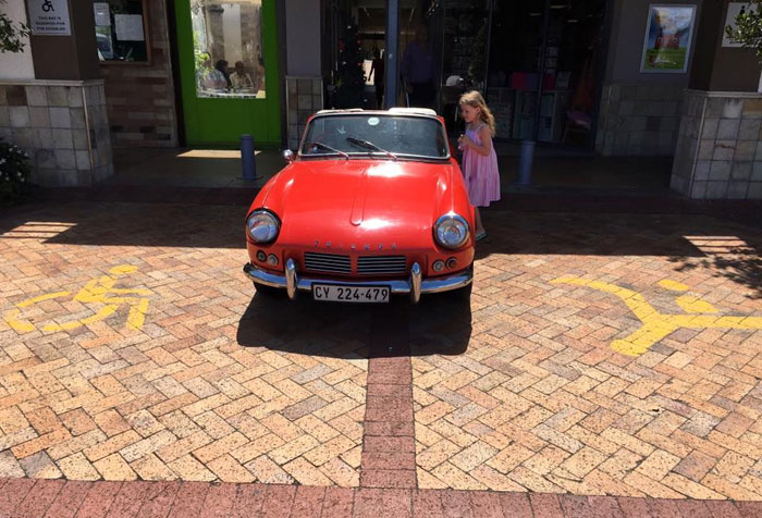 I Don't Care How Cool Your Car Is - Parking In A Disabled And A Mother Baby Parking Is Simply Not Cool