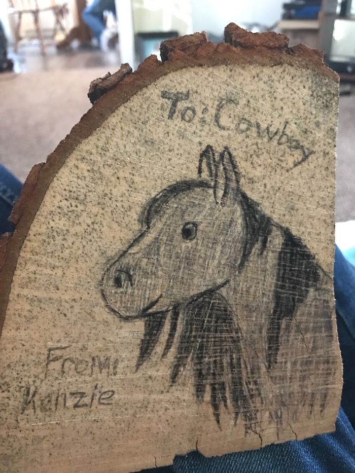 I Draw On Wood From Cut Down Trees