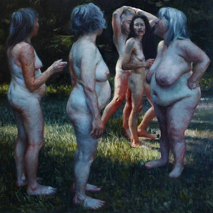 Imperfect Nude Portrait Paintings