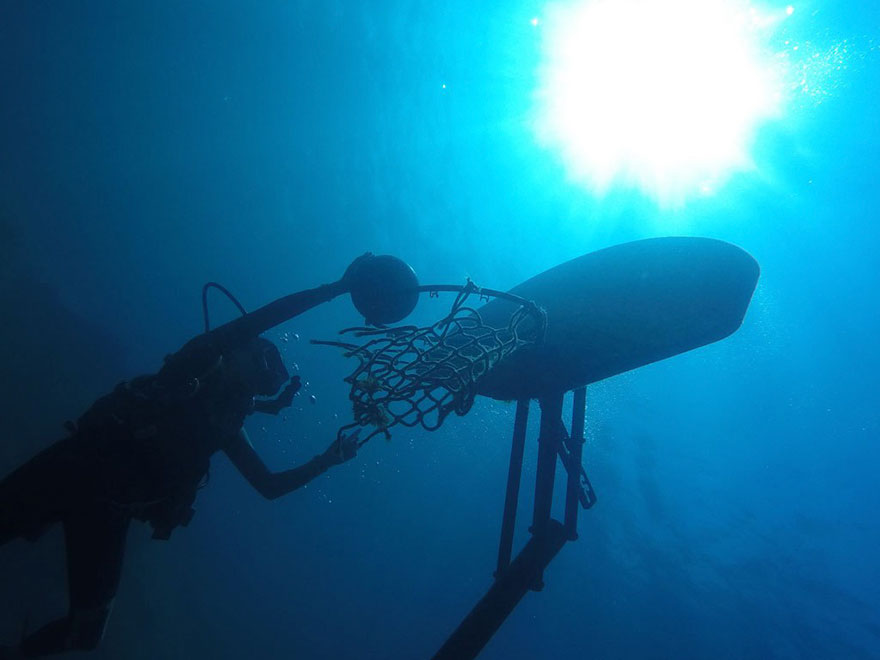 Underwater Basketball, 2nd Place In Weird But True (US) By Josephine Goldman, Age 13