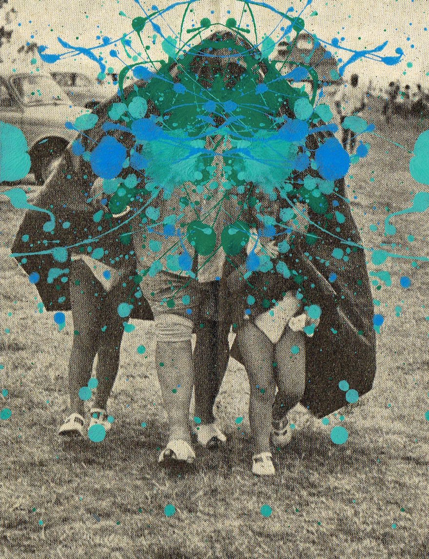 I Used Vintage-Photos And The Rorschach-Technique To Make People Reflect Again