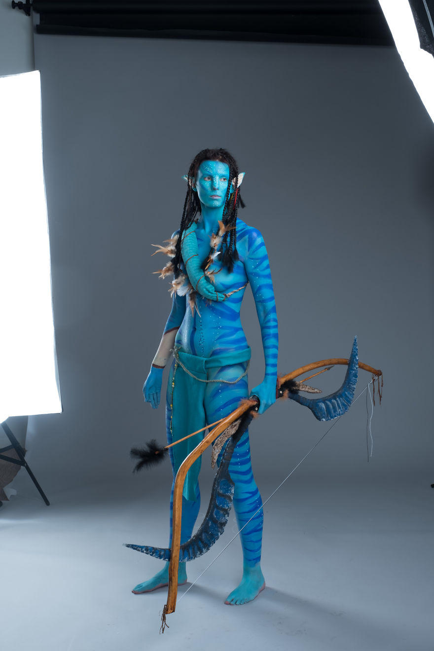 We Transformed This Shy Model Into Real-Life Avatar Neytiri