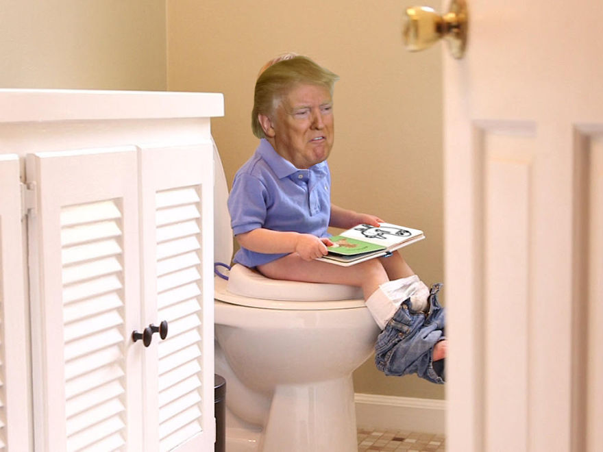Trump On His Throne