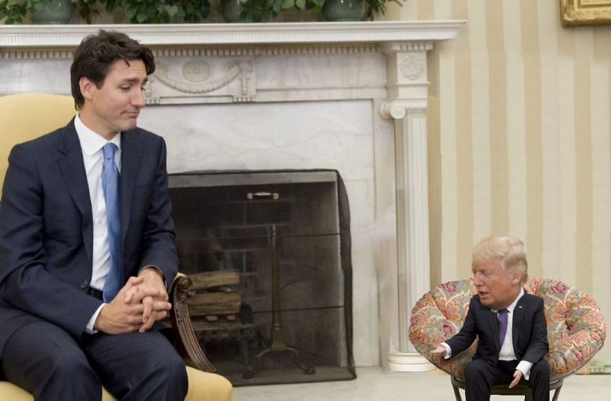 Joe Trudeau Meets With Yuge Trump