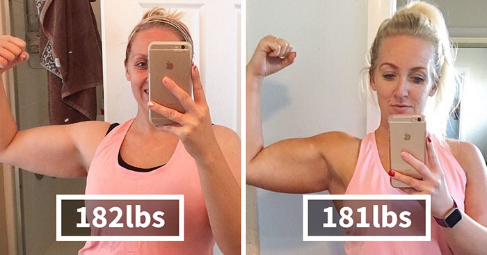 Mom’s Dramatic Before-And-After Pics Of 2 Pound Weight Loss Prove That Weight Is A Lie
