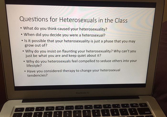 Professor Quizzes Students On Heterosexuality, Completely Shuts Down Homophobes