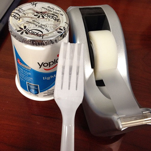 Use Duct Tape And Fork When There's No Spoon In The Office