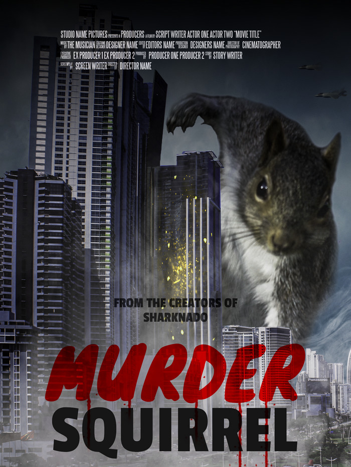 A Hero, Or A Villain? "Murder Squirrel - From The Creators Of Sharknado"