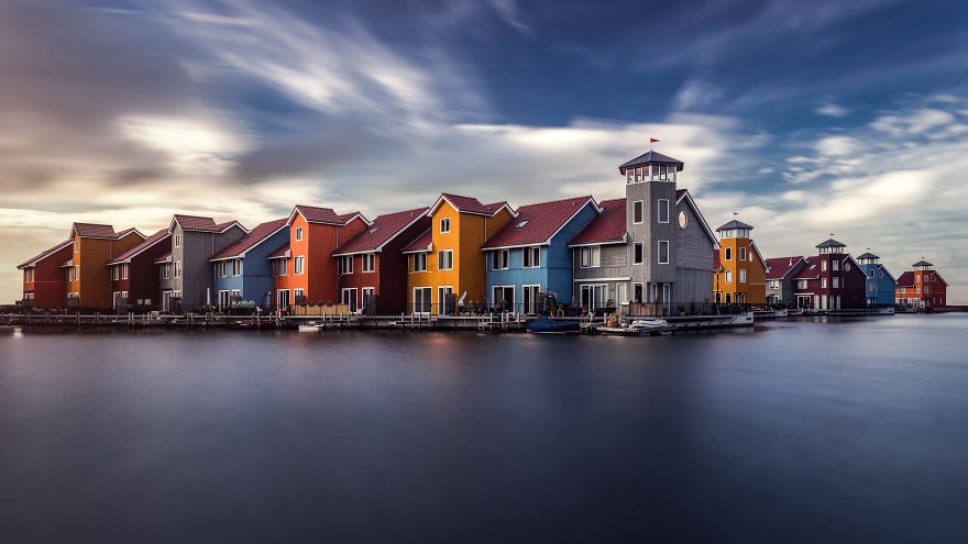 The Colorful Houses Of Groningen