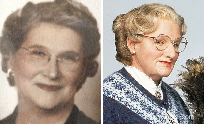 My Girlfriend's Great Grandma Looks Almost Identical To Mrs. Doubtfire