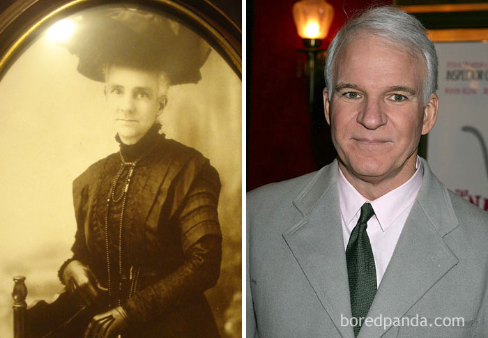 My Friend's Boyfriend Had A Great Great Grandmother Who Looked Exactly Like Steve Martin If He Were In A Victorian-Era Cross-Dressing Comedy