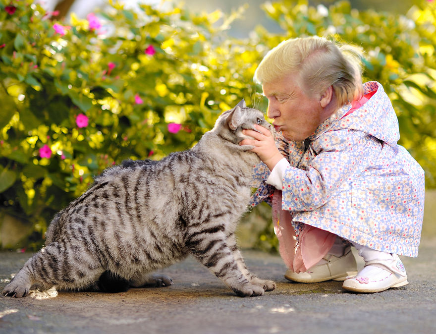 Tiny Trump Grabs Another Pussy
