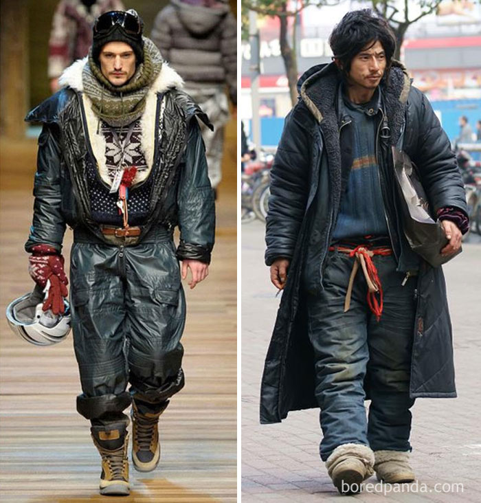 A High Fashion Model Or This Homeless Guy?
