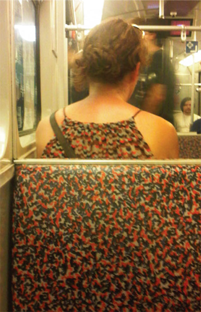 This Woman Or A Subway Seat?