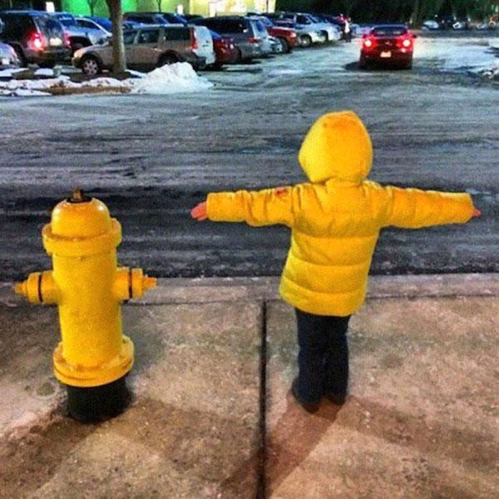 A Boy Or This Fire Hydrant?