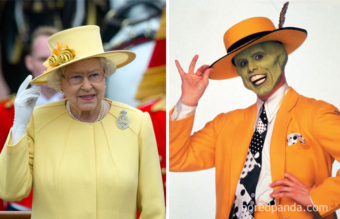 Queen Elizabeth II Or The Mask?