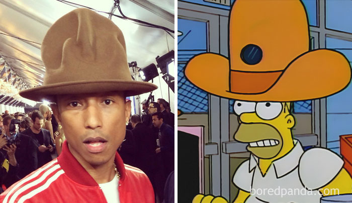 Pharrell Or Homer Simpson?