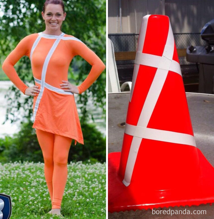 This Girl Or This Road Cone?