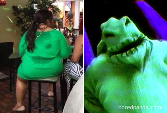 This Lady Or Oogie Boogie From The Nightmare Before Christmas?