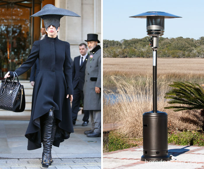 Lady Gaga Or This Patio Heater?