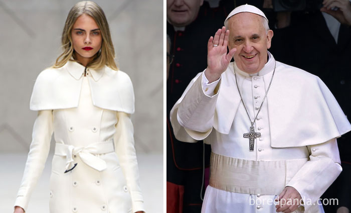 Cara Delevingne Or Pope Francis?