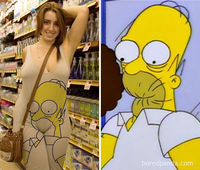 This Woman Or Homer Simpson?