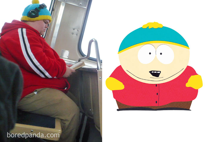 This Guy In A Bus Or Eric Cartman?