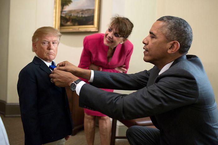 Trump Needs Help With His Tie