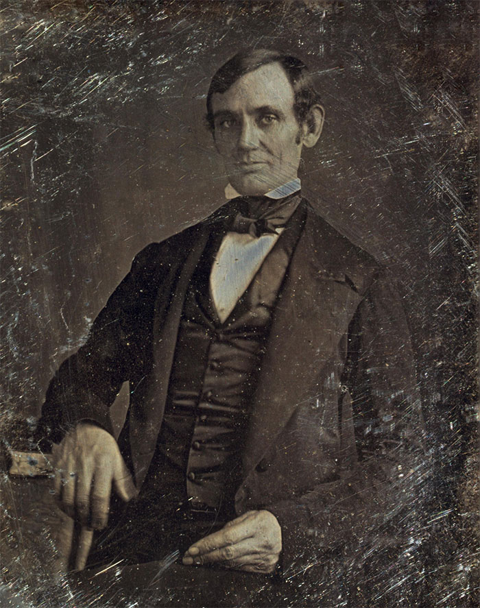 Abraham Lincoln, Late 30s (Earliest Confirmed Photo)
