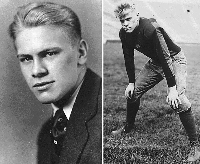 Gerald Ford, Age 18 And 20